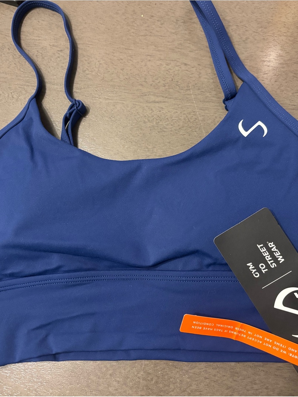 Sports Bra and leggings set in Deep Blue TLF brand